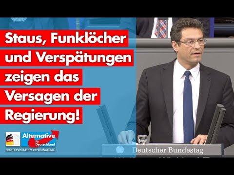 Staus und Funklöcher zeigen das Versagen der Regierung! - Wolfgang Wiehle - AfD-Fraktion