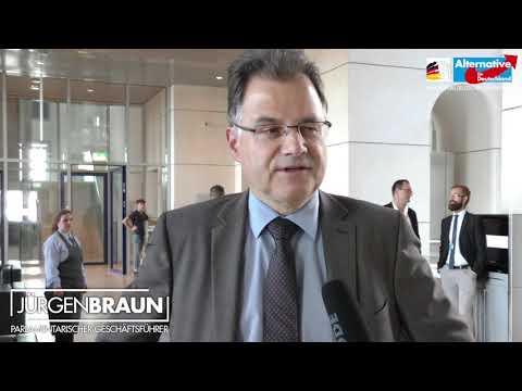Jürgen Braun zu Maaßen: &quot;Altparteien verdrehen die Tatsachen!&quot; - AfD-Fraktion im Bundestag