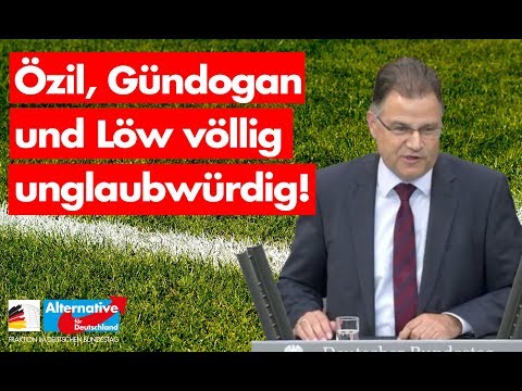 WM: Özil, Gündogan und Löw völlig unglaubwürdig - Jürgen Braun - AfD-Fraktion im Bundestag