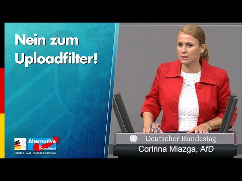 Nein zum Uploadfilter! - Corinna Miazga - AfD-Fraktion im Bundestag