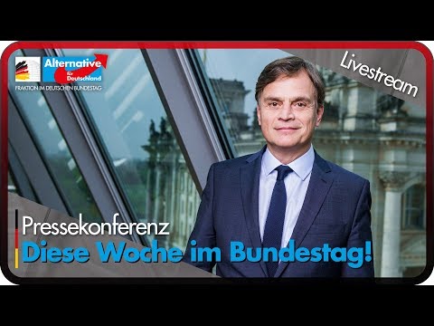 Pressekonferenz zum Bundeshaushalt 2020 und Vorstellung des AfD-Fraktionssaals