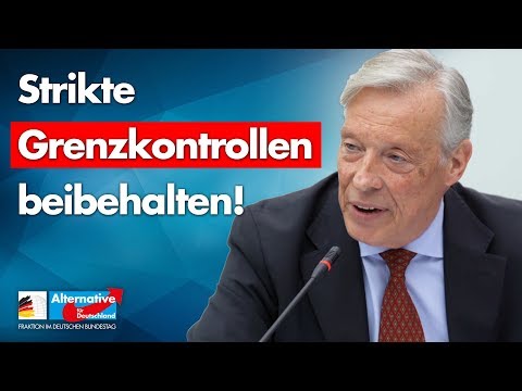 Strikte Grenzkontrollen beibehalten! - Armin-Paul Hampel &amp; Dr. Bernd Baumann