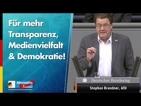 Für mehr Transparenz, Medienvielfalt &amp; Demokratie! - Stephan Brandner