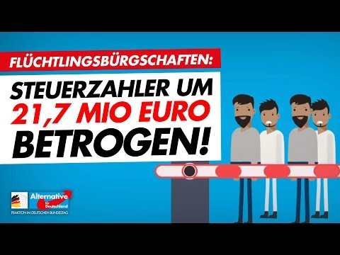 Flüchtlingsbürgschaften: Steuerzahler um 21,7 Mio. Euro betrogen!