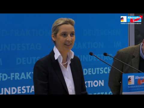 Stellungnahme zur Verfassungsschutzprüfung - Alexander Gauland &amp; Alice Weidel - AfD-Fraktion