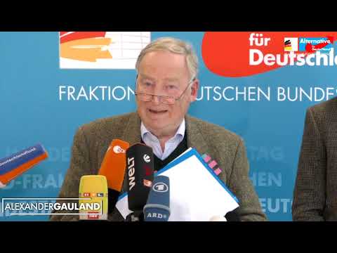 Alexander Gauland zum &quot;Prüffall&quot;-Urteil! - AfD-Fraktion im Bundestag