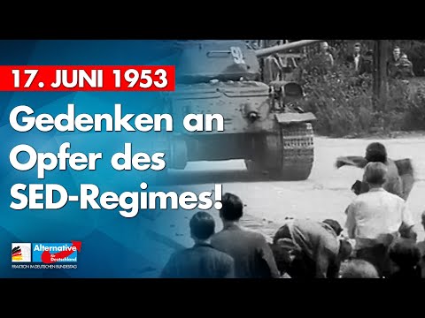 17. Juni 1953: Gedenken an Opfer des SED-Regimes! - AfD-Fraktion im Bundestag