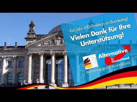 1 Jahr AfD-Fraktion im Bundestag!