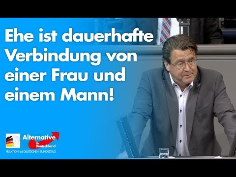 Ehe ist dauerhafte Verbindung von einer Frau und einem Mann - Stephan Brandner - AfD-Fraktion