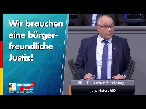 Wir brauchen eine bürgerfreundliche Justiz! - Jens Maier - AfD-Fraktion im Bundestag