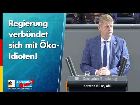 Regierung verbündet sich mit Öko-Idioten! - Karsten Hilse - AfD-Fraktion im Bundestag