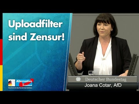 Uploadfilter sind Zensur! - Joana Cotar - AfD-Fraktion im Bundestag