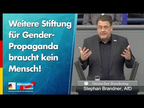 Weitere Stiftung für Gender-Propaganda braucht kein Mensch! - Stephan Brandner - AfD-Fraktion