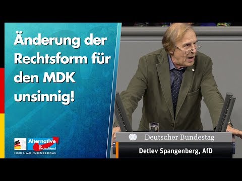 &quot;Änderung der Rechtsform für den MDK unsinnig!&quot; - Detlev Spangenberg