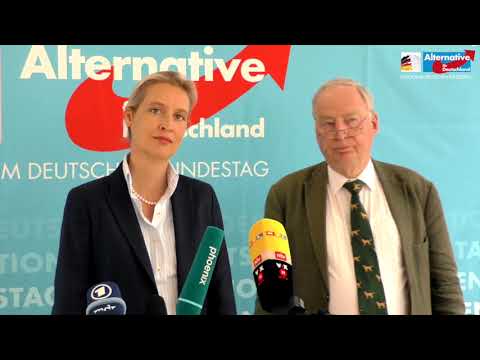 Pressekonferenz zum &quot;Masterplan Migration&quot; mit Alice Weidel und Alexander Gauland