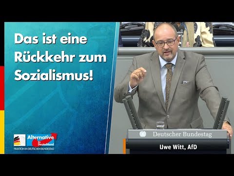 &quot;Das ist eine Rückkehr zum Sozialismus!&quot; - Uwe Witt