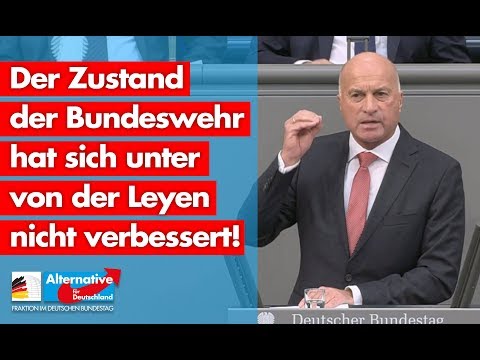 Der Zustand der Bundeswehr hat sich unter von der Leyen nicht verbessert! - Rüdiger Lucassen - AfD