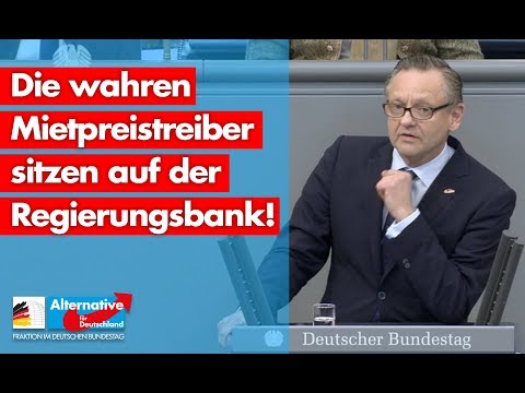 Die wahren Mietpreistreiber sitzen auf der Regierungsbank! - Kay Gottschalk - AfD-Fraktion