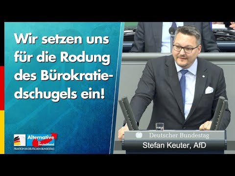 Wir setzen uns für die Rodung des Bürokratiedschugels ein! - Stefan Keuter - AfD-Fraktion