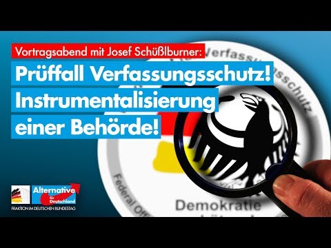Prüffall „Verfassungsschutz“ – Instrumentalisierung einer Behörde! - AfD-Fraktion im Bundestag