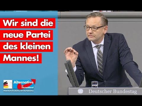 Wir sind die neue Partei des kleinen Mannes! - Kay Gottschalk - AfD-Fraktion im Bundestag