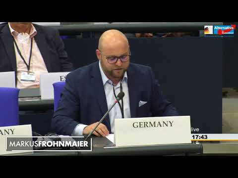 Markus Frohnmaier: Keine Stabilität dank Massenmigration! OSZE-Tagung im Bundestag