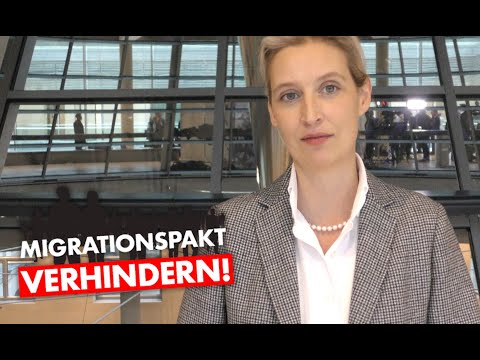 Alice Weidel: &quot;Wir lehnen sowohl den Migrations- als auch den Flüchtlingspakt ab!&quot; - AfD-Fraktion