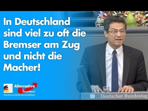 In Deutschland sind viel zu oft die Bremser am Zug und nicht die Macher! - Wolfgang Wiehle - AfD