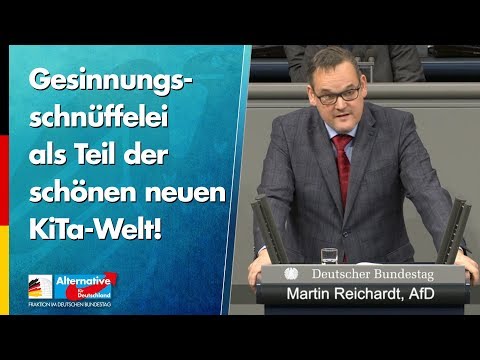 Gesinnungsschnüffelei als Teil der schönen neuen KiTa-Welt! - Martin Reichardt - AfD-Fraktion