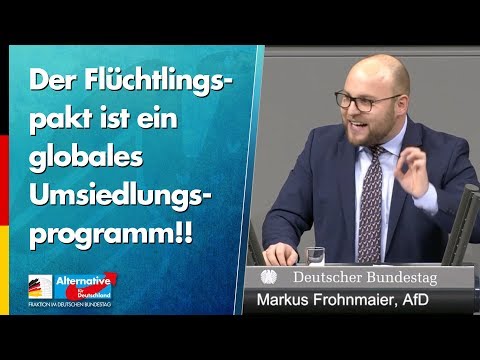 Markus Frohnmaier: Der Flüchtlingspakt ist ein globales Umsiedlungsprogramm! - AfD-Fraktion