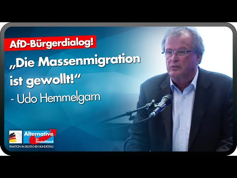 &quot;Die Massenmigration ist gewollt!&quot; - Udo Hemmelgarn - AfD-Bürgerdialog in Soest 01.10.2019