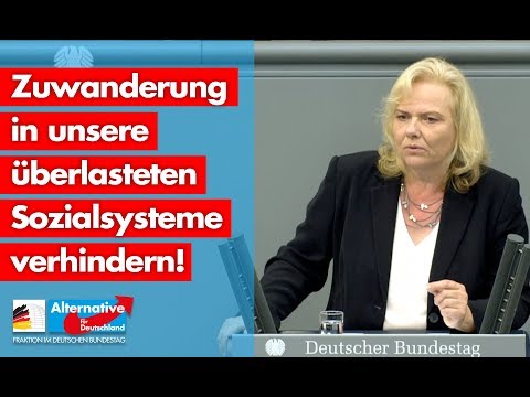 Zuwanderung in unsere überlasteten Sozialsysteme verhindern! - Ulrike Schielke-Ziesing - AfD