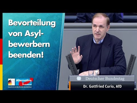 Bevorteilung von Asylbewerbern beenden! - Gottfried Curio - AfD-Fraktion im Bundestag