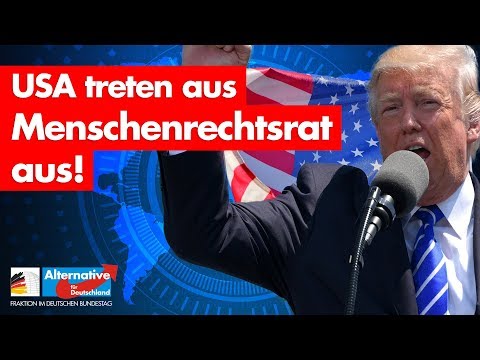 USA treten aus Menschenrechtsrat aus! - AfD-Fraktion im Bundestag