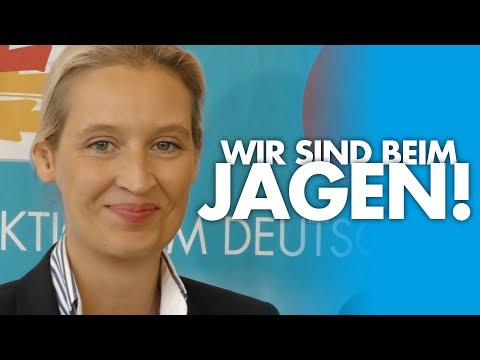 &quot;Wir sind beim Jagen!&quot; Pressekonferenz zu CSU/CDU - AfD-Fraktion im Bundestag