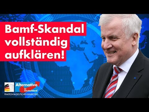 Bamf-Skandal vollständig aufklären! - AfD-Fraktion im Bundestag