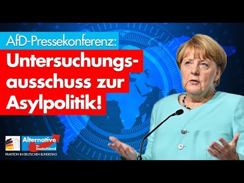 Untersuchungausschuss Merkel und Bundesregierung - Pressekonferenz