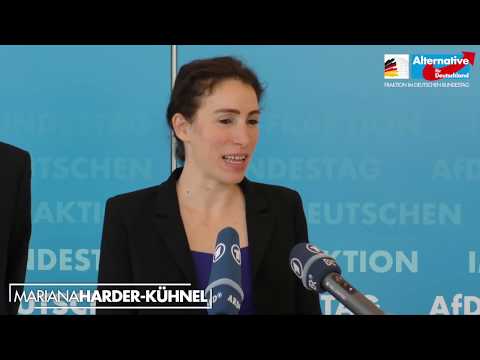 Mariana Harder-Kühnel zu ihrer Nominierung zur Bundestagsvizepräsidentin - AfD-Fraktion