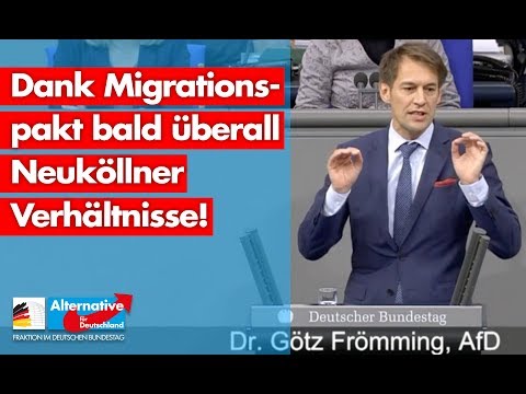 Dank Migrationspakt bald überall Neuköllner Verhältnisse! - Götz Frömming - AfD-Fraktion