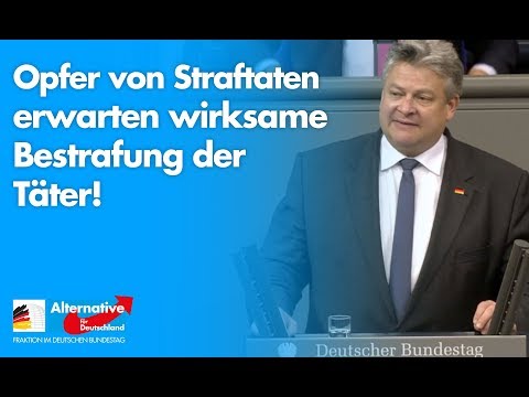 Opfer von Straftaten erwarten wirksame Bestrafung der Täter! - Thomas Seitz - AfD-Fraktion