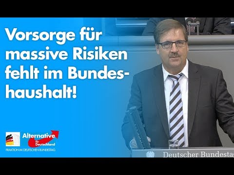 Vorsorge für massive Risiken fehlt im Bundeshaushalt! - Martin Hebner - AfD-Fraktion im Bundestag