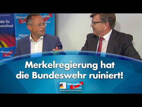 Merkelregierung hat die Bundeswehr ruiniert! - Peter Felser &amp; Gerold Otten - AfD-Fraktion