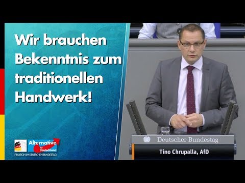 Wir brauchen Bekenntnis zum traditionellen Handwerk! - Tino Chrupalla - AfD-Fraktion im Bundestag