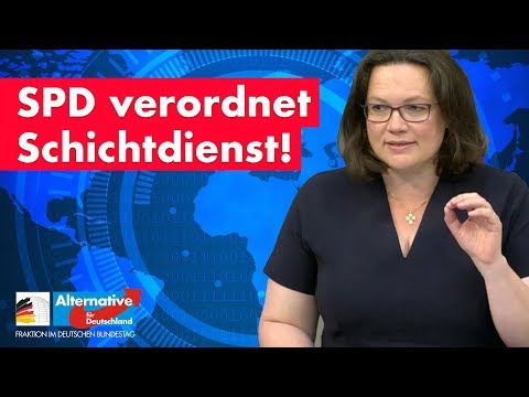 AfD wirkt: SPD verdonnert Abgeordnete zu Schichtdienst :-)