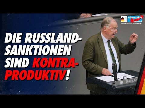 Die Russland-Sanktionen sind kontraproduktiv! - Alexander Gauland - AfD-Fraktion im Bundestag