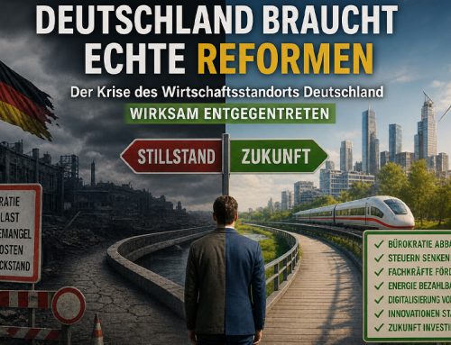 Deutschland braucht echte Reformen – Der Krise des Wirtschaftsstandorts Deutschland wirksam entgegentreten