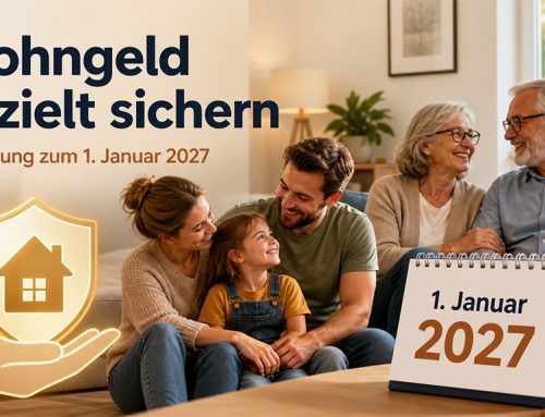 Zielgerichtete Wohngeldförderung unverändert beibehalten und Anpassung zum 1. Januar 2027 umsetzen